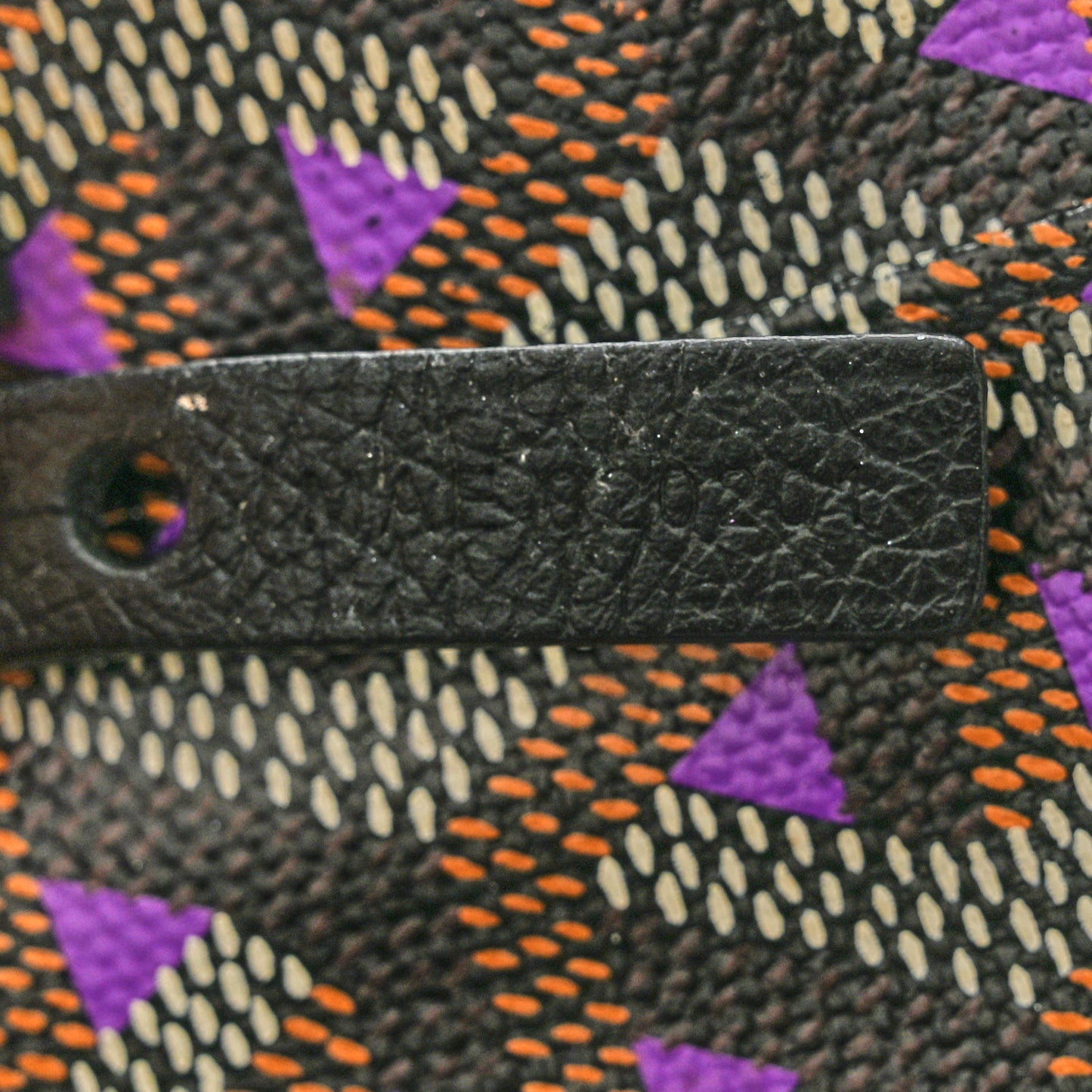 Goyardine Saint Louis Claire Voie PM Black Violet