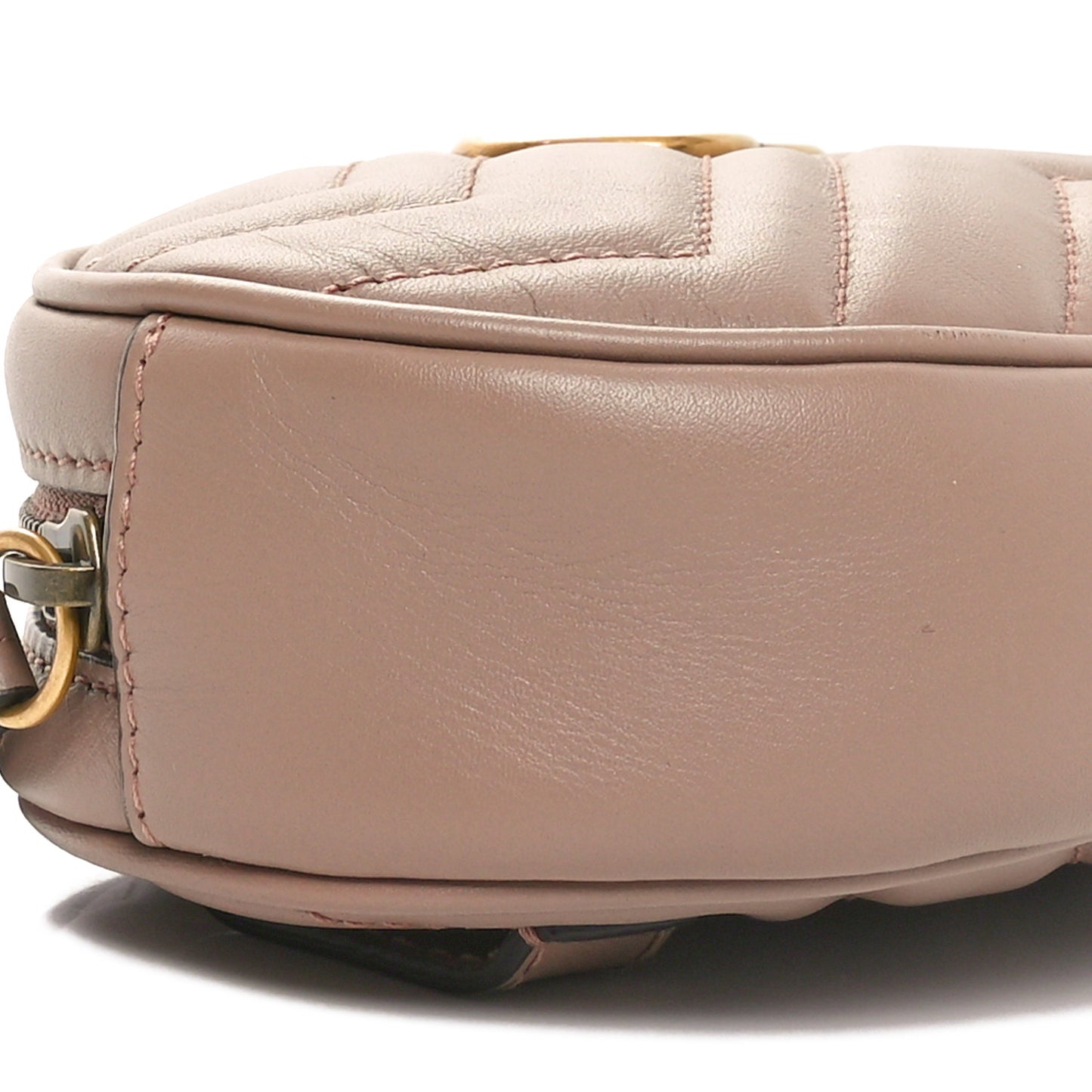 Calfskin Matelasse GG Marmont Belt Bag 85 34 Porcelain Rose