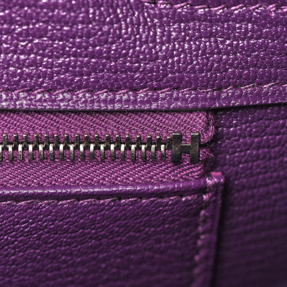 Hermes Ostrich Shiny Alligator Birkin Touch 30 Violine 20 of 34