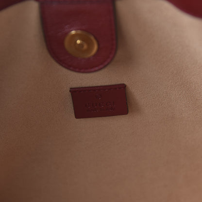 Gucci Calfskin Large Rajah Chain Tote Romantic Cherry 8 of 10