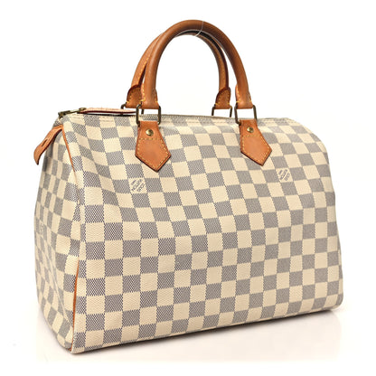 Louis Vuitton Damier Azur Speedy 30 3 of 10