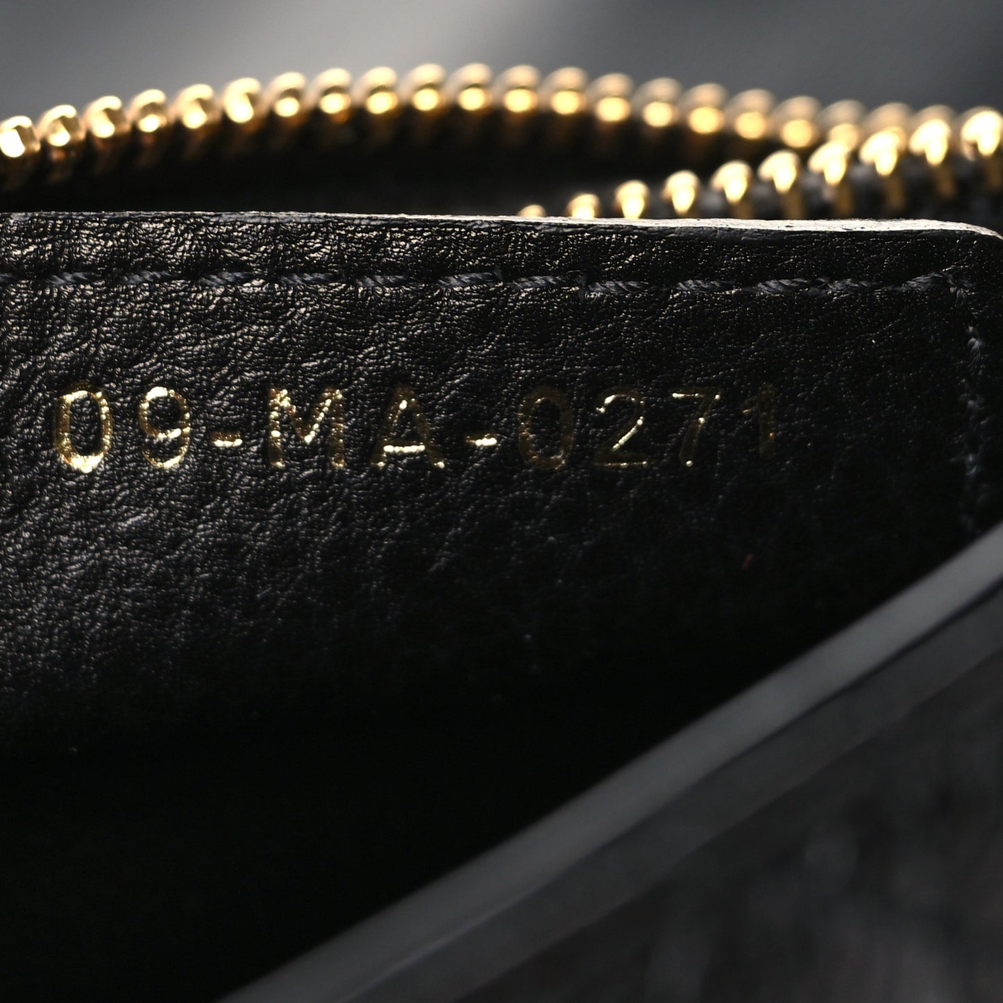 Calfskin Cannage Medium Caro Bag Black