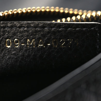 Christian Dior Calfskin Cannage Medium Caro Bag Black 7 of 9
