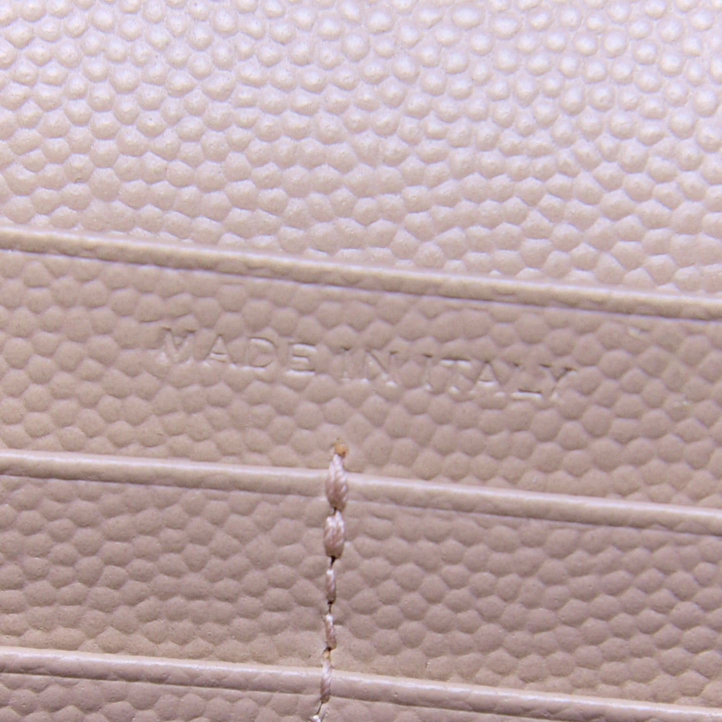 Grain De Poudre Matelasse Chevron Monogram Chain Wallet Pale Pink