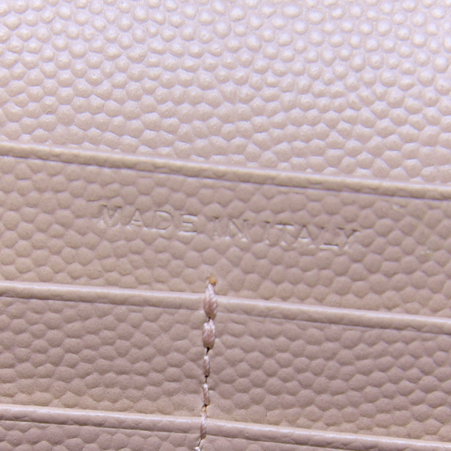 Saint Laurent Grain De Poudre Matelasse Chevron Monogram Chain Wallet Pale Pink 6 of 9