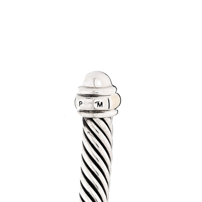 David Yurman Sterling Silver 18K Yellow Gold 4mm Cable Classics Bracelet 4 of 4