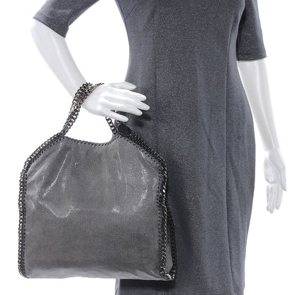 Stella McCartney Faux Leather Shaggy Deer Falabella Gray 2 of 6