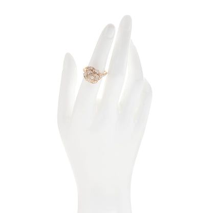Piaget 18K Rose Gold Diamond Rose Ring 52 6 2 of 5