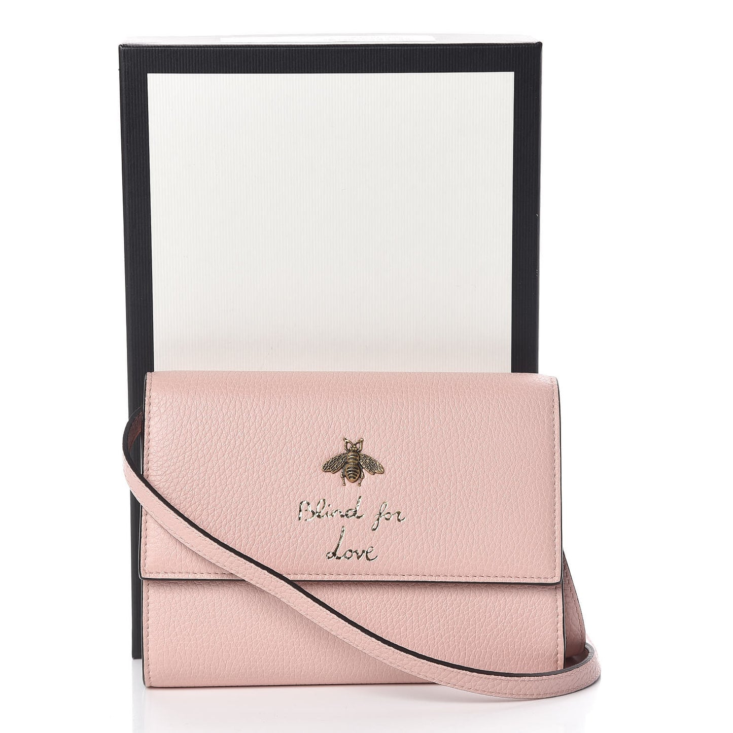 Calfskin Blind For Love Crossbody Pink