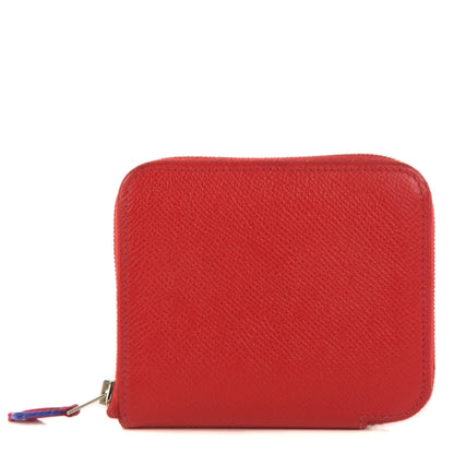 Hermes Epsom Silk'in Compact Wallet Bougainvillea 1 of 13
