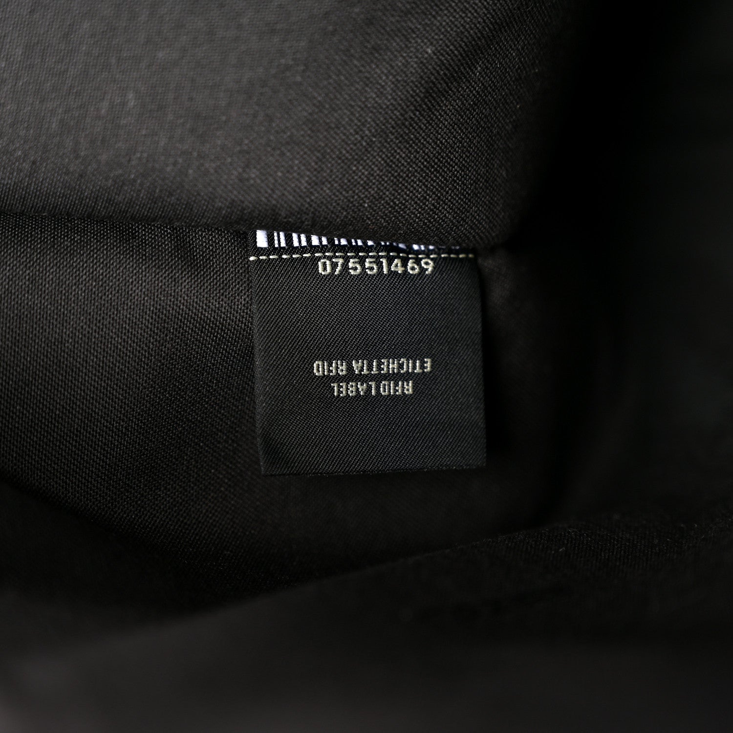 Fendi Vitello King Logo Embossed Large Flat Pouch Cuoio 8 of 8