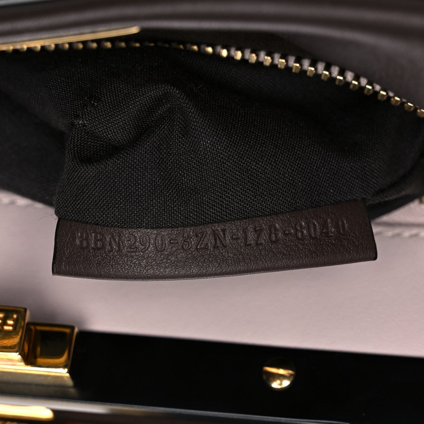 Vitello Seta Shiny Nappa Medium Peekaboo Iconic Satchel Moresco Rosa Doll
