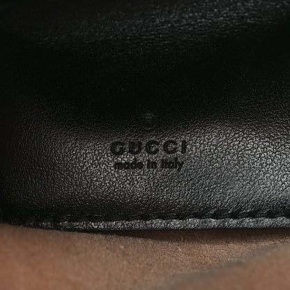 Gucci Calfskin Matelasse Mini GG Marmont Crossbody Bag Black 6 of 10