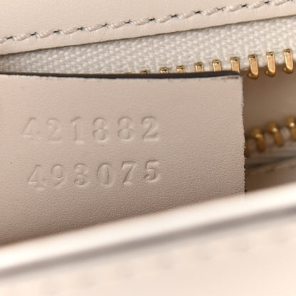 Gucci Calfskin Small Sylvie Shoulder Bag Off White 7 of 10