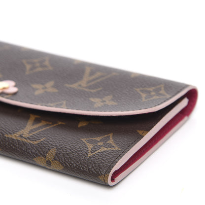 Louis Vuitton Monogram Bloom Flower Emilie Wallet 8 of 9