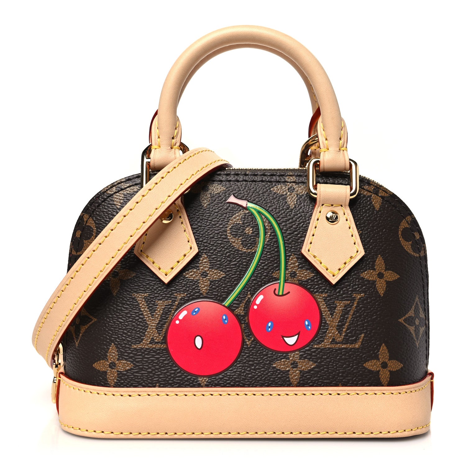 Louis Vuitton LV X TM Monogram Cerises Nano Alma 1 of 9