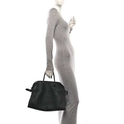 The Row Matte Grained Calfskin Soft Margaux 15 Black 2 of 9