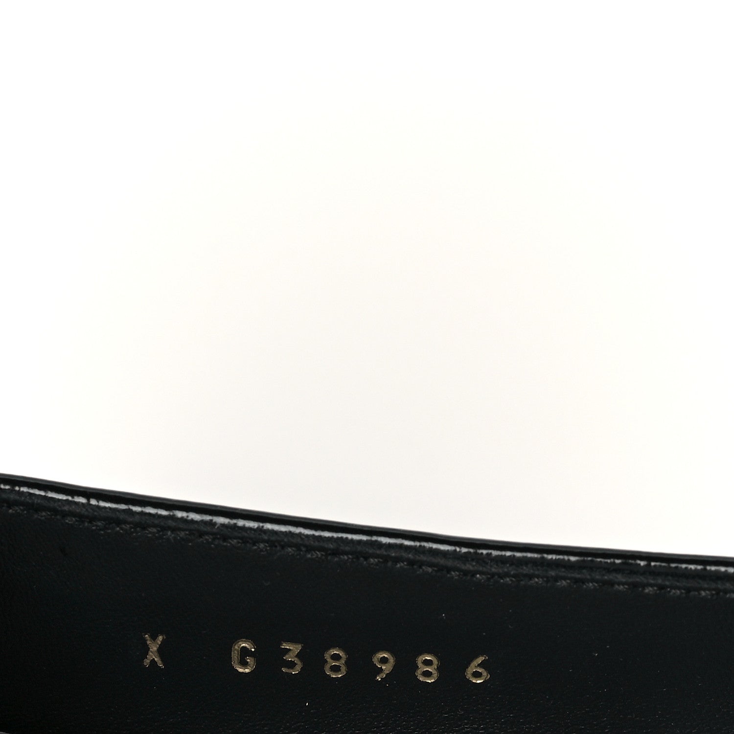 Chanel Lambskin Patent Calfskin Cap Toe Ankle Chain Ballerina Flats 39 Black 8 of 8