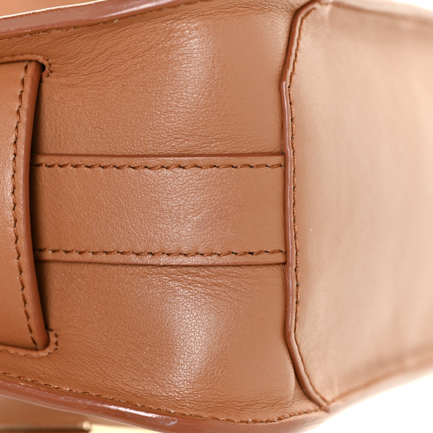 Calfskin PS11 Tiny Shoulder Bag Biscotti