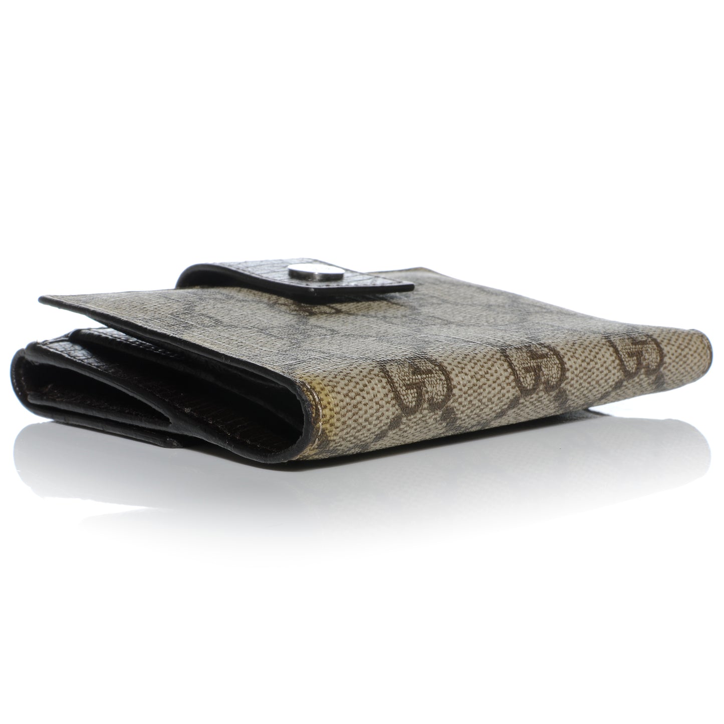 Coated Canvas Monogram Compact Wallet