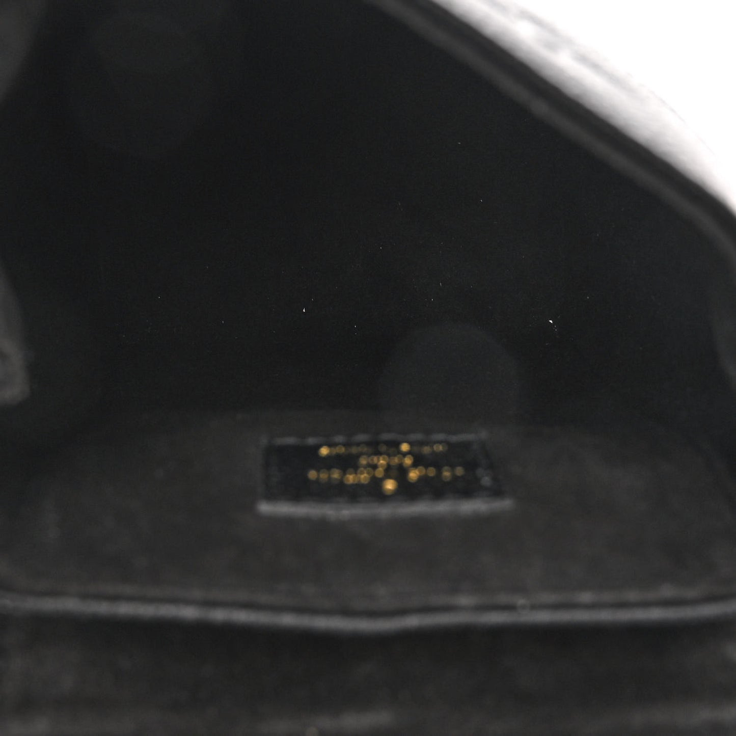 Empreinte Monogram Giant Tiny Backpack Black