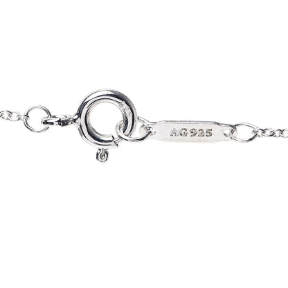 Tiffany Sterling Silver Rubedo 1837 Circles Pendant Necklace 7 of 7