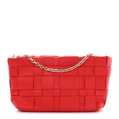 3.1 Phillip Lim Calfskin Odita Lattice Pouch Red 1 of 11