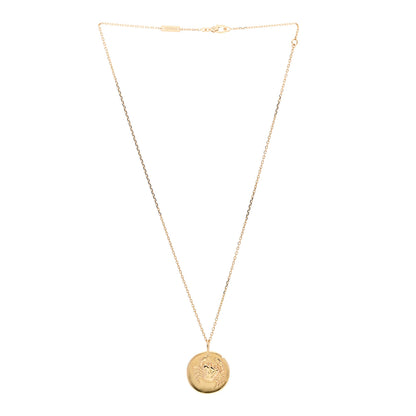 Van Cleef & Arpels 18K Yellow Gold Zodiac Cancer Pendant Necklace 3 of 8