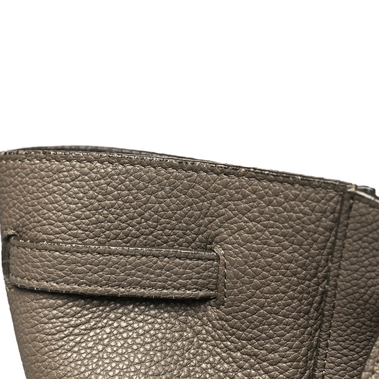 Celine Soft Grained Calfskin Small Belt Cabas Phantom Taupe 12 of 13