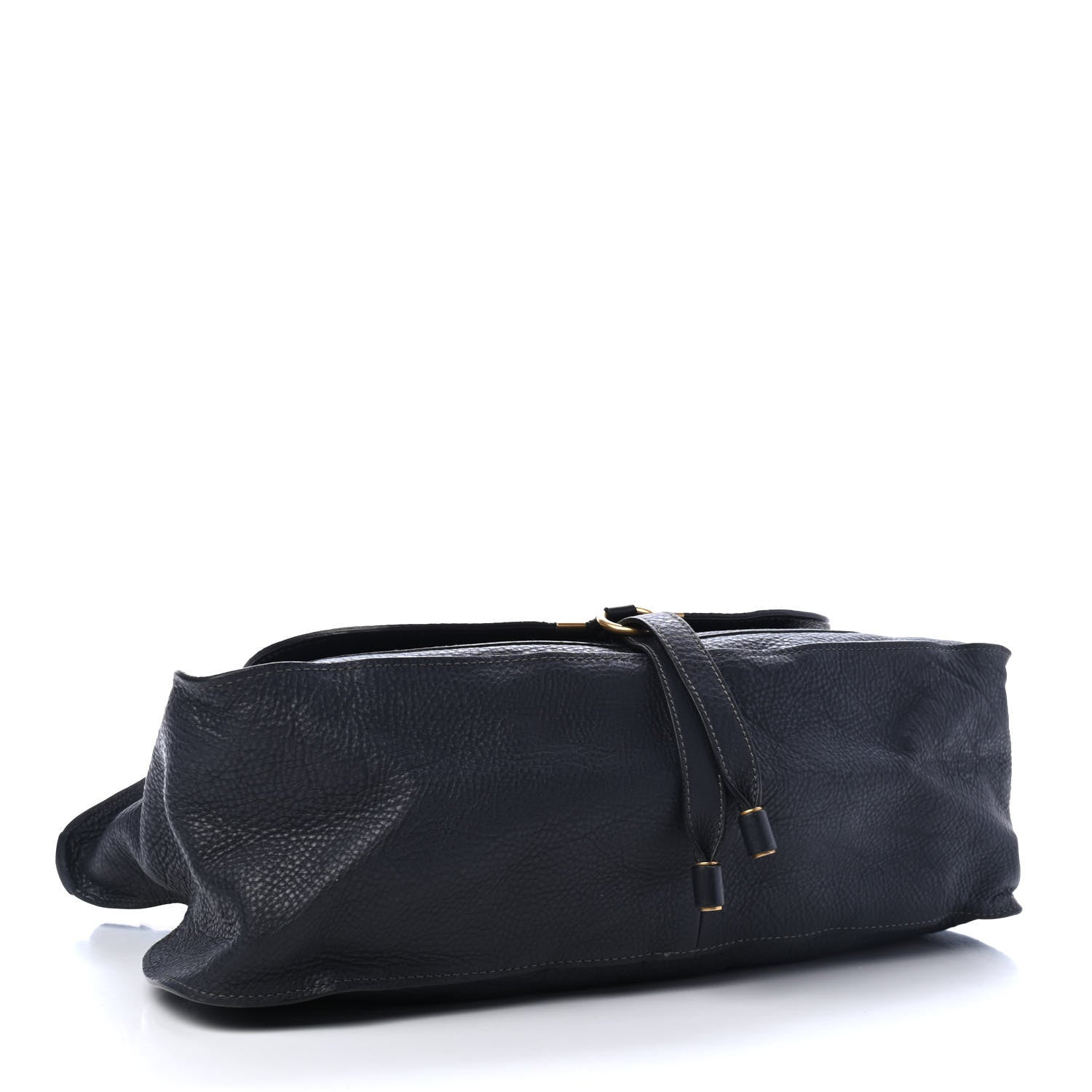 Chloe Calfskin Large Marcie Satchel Royal Navy 3 of 4