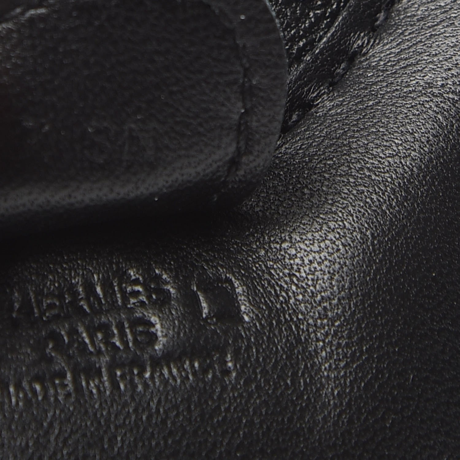 Hermes Milo Lambskin Matte Alligator Touch Grigri Rodeo Horse Bag Charm PM So Black 3 of 3