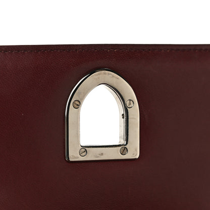 Christian Dior Tweed Calfskin Medium Diorama Flap Bag Burgundy Multicolor 18 of 32