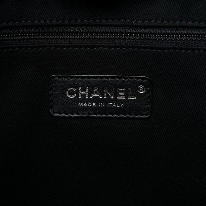 Chanel Mixed Fibers Calfskin Small Deauville Tote Black 5 of 8