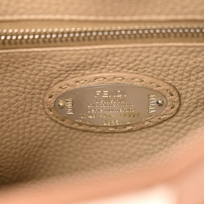 Fendi Cuoio Romano Selleria Bi-Color Medium Peekaboo Iconic Satchel Mou Deserto 7 of 11
