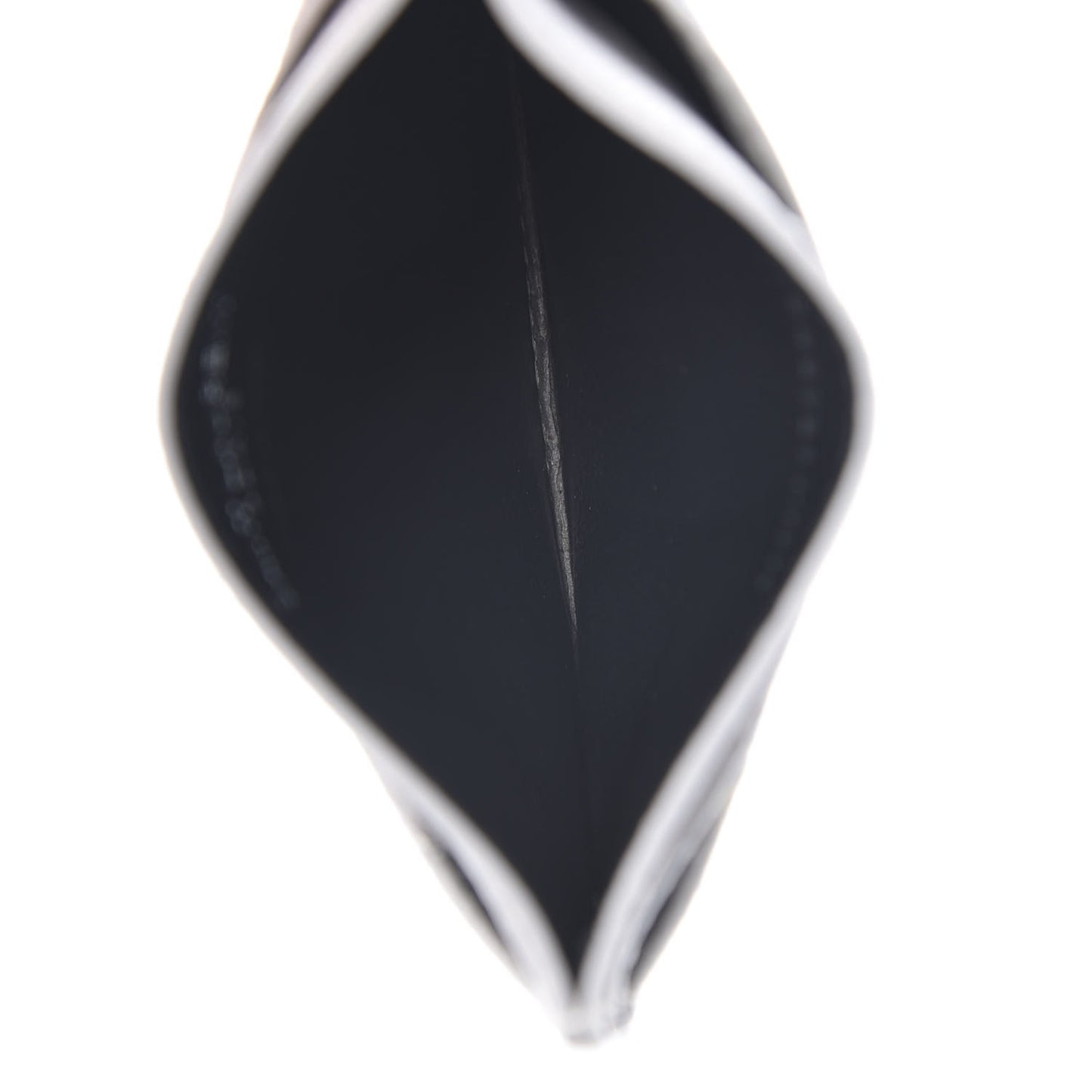 Grain De Poudre Matelasse Chevron Card Case Granite