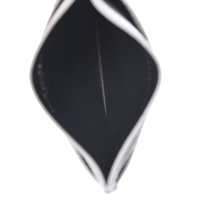 Saint Laurent Grain De Poudre Matelasse Chevron Card Case Granite 5 of 8