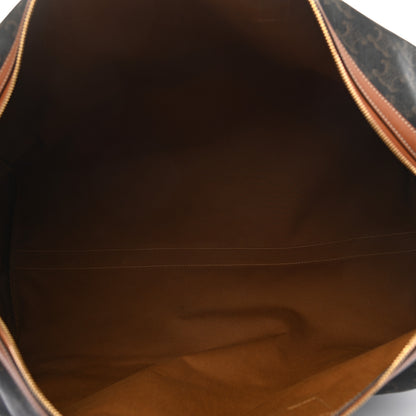 Celine Triomphe Canvas Large Voyage Duffle Tan 4 of 8