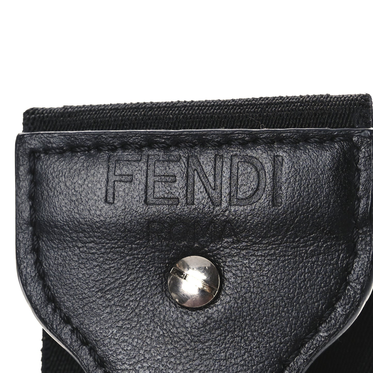 Calfskin Elastic FF Mini Strap Black