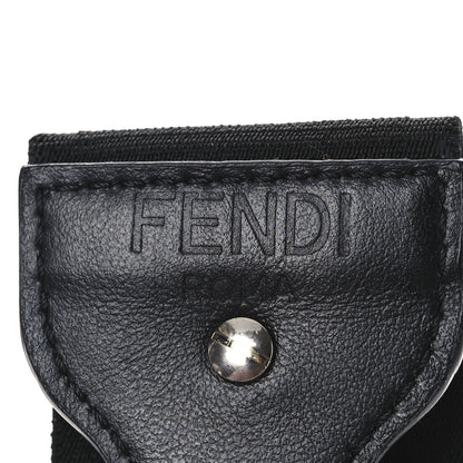 Fendi Calfskin Elastic FF Mini Strap Black 4 of 4