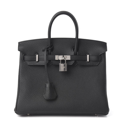 Hermes Togo Birkin 25 Black 1 of 12