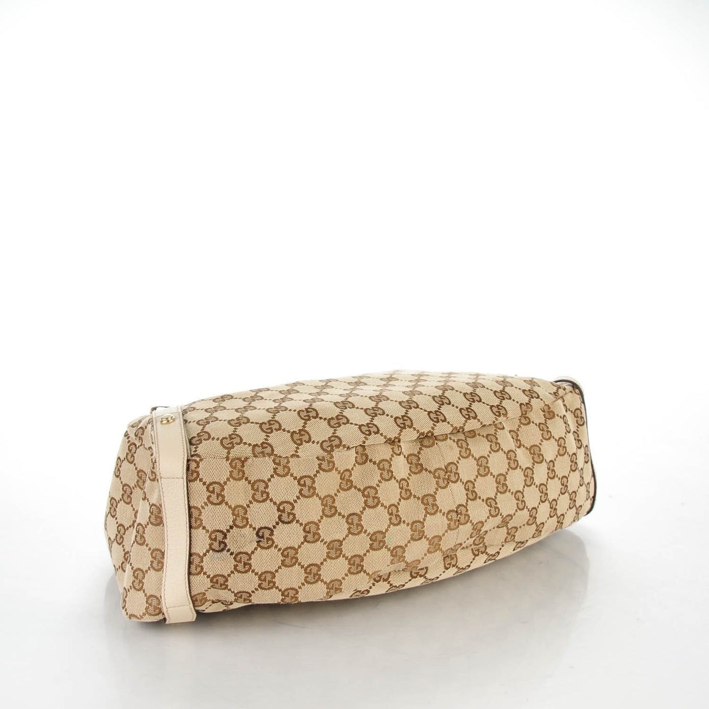 Monogram Medium Abbey Shoulder Bag Off White