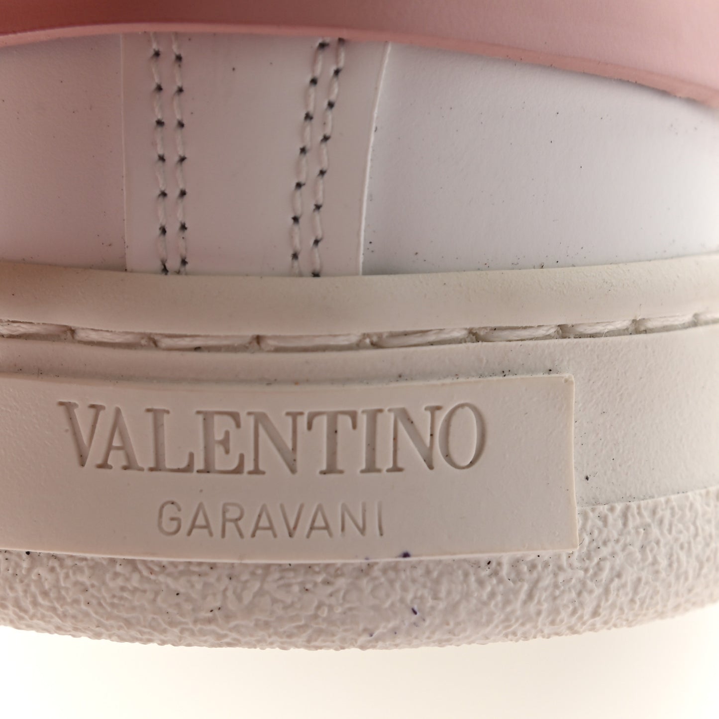 Calfskin Womens Backnet Sneakers 39.5 White Water Rose