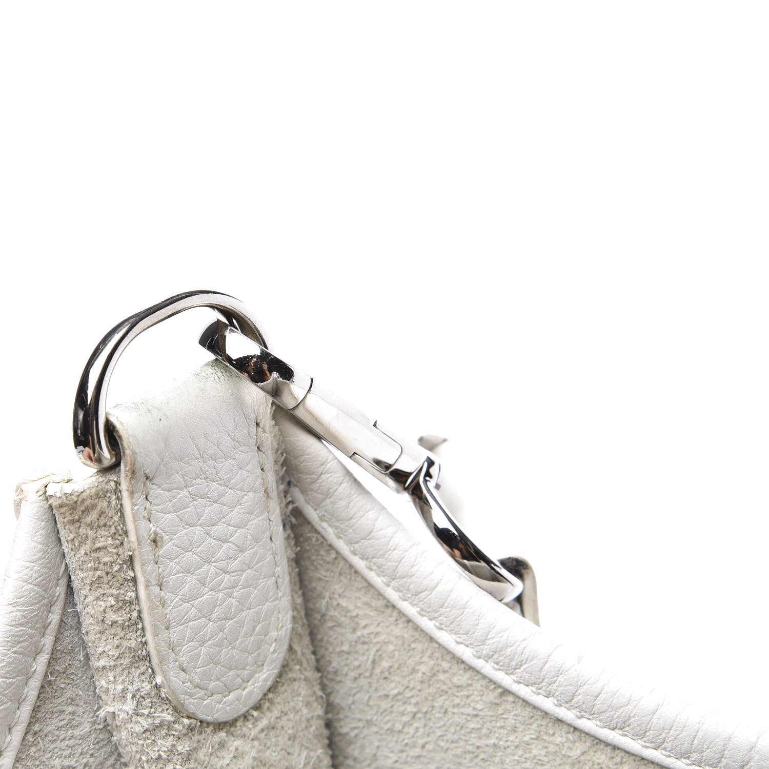 Hermes Taurillon Clemence Evelyne III PM White 7 of 20