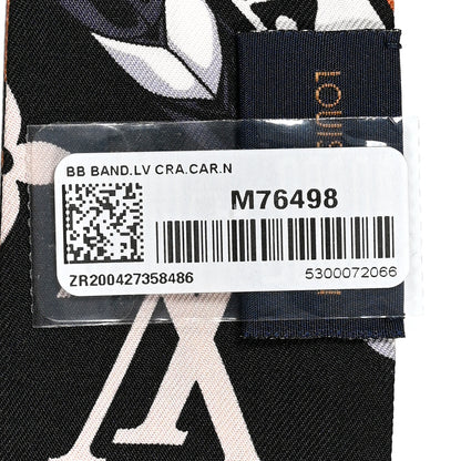 Louis Vuitton Silk Monogram LV Crafty Bi Color BB Bandeau Caramel Black 3 of 3