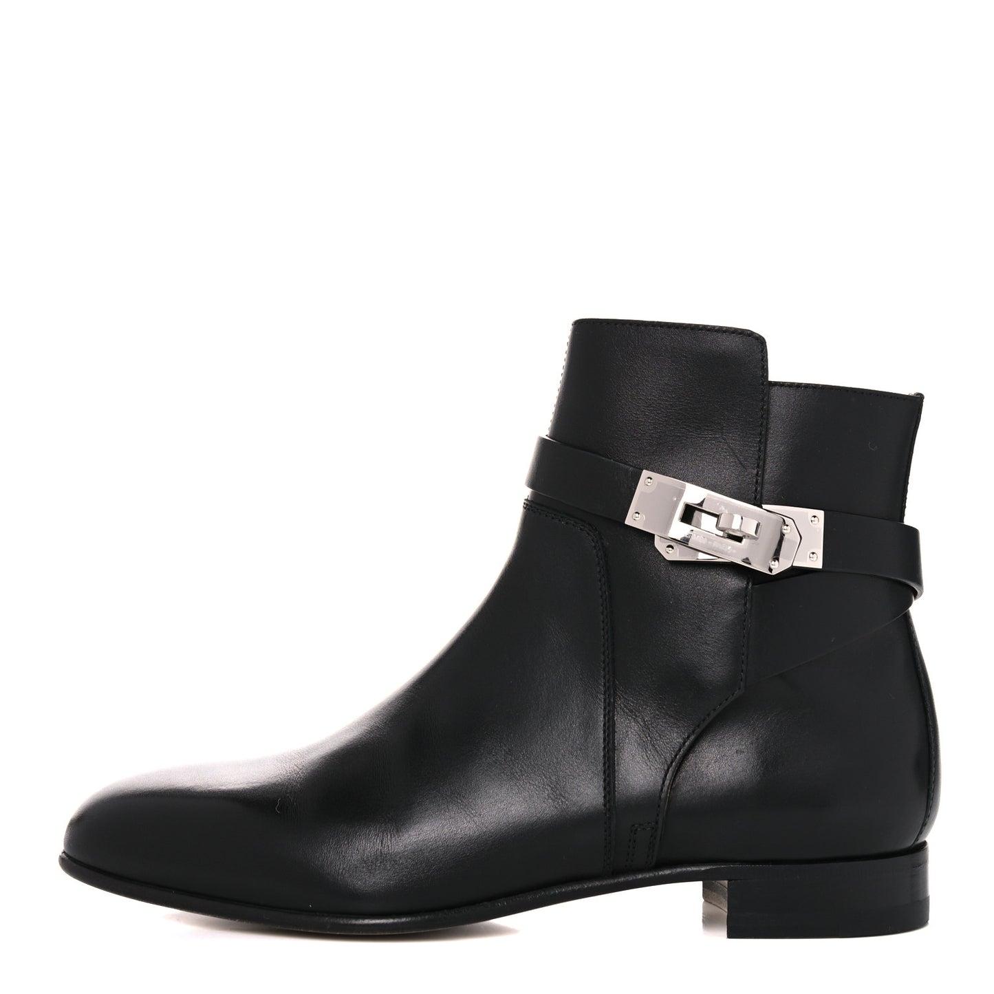 Calfskin Neo Low Boots 36.5 Black