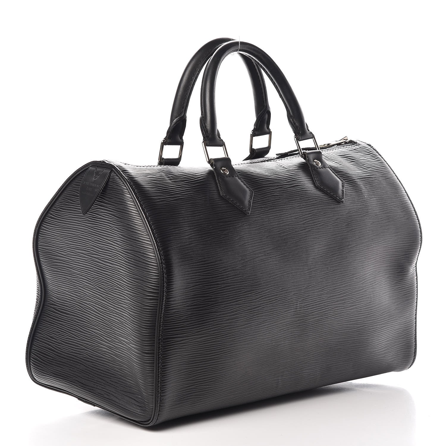 Louis Vuitton Epi Speedy 30 Black 3 of 11