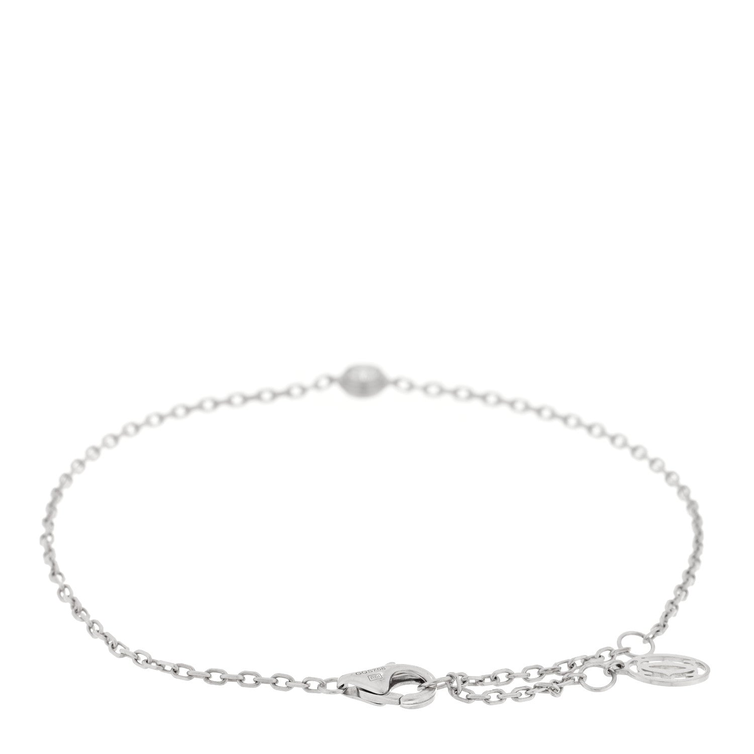 Cartier 18K White Gold Diamond LM D'Amour Bracelet 2 of 3