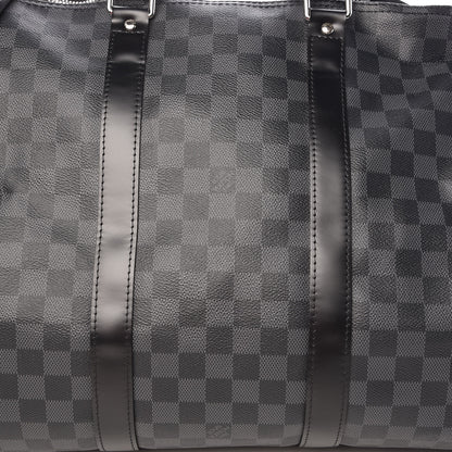 Louis Vuitton Damier Graphite Keepall Bandouliere 55 9 of 15