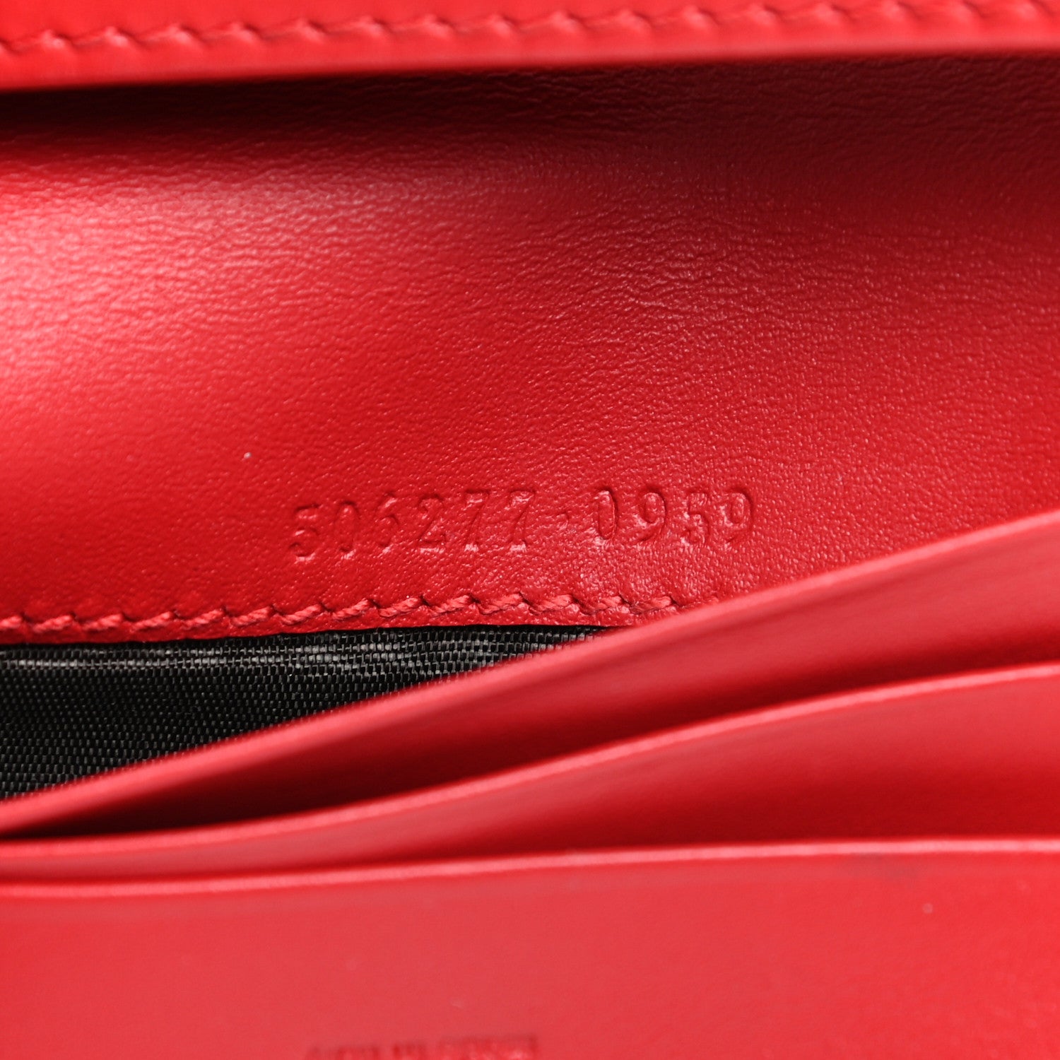 Gucci GG Supreme Monogram Bosco Patch Card Case Wallet Beige Malva Hibiscus Red 7 of 8
