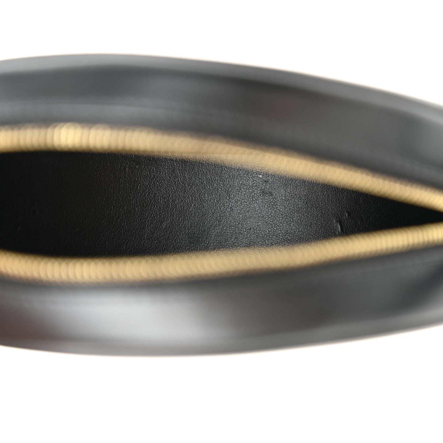 Smooth Calfskin Cuir Triomphe Oval Bag Black